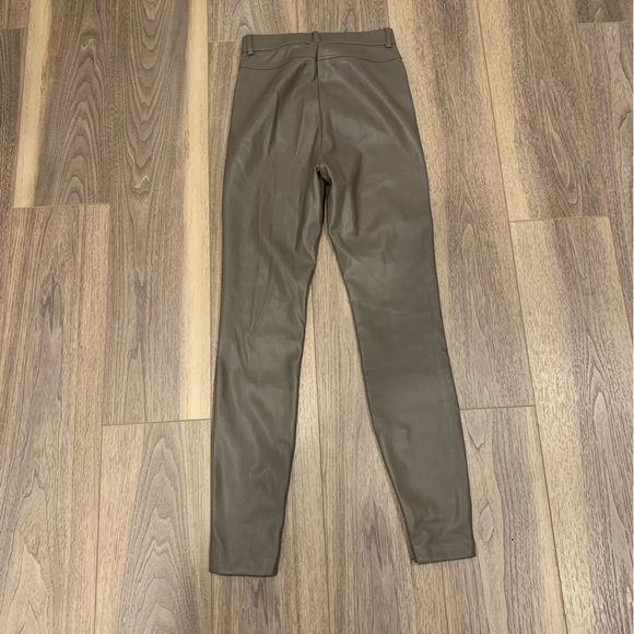 Zara Faux Leather Pants - Picture 2 of 4